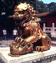 Китай, Пекин, скульптура льва