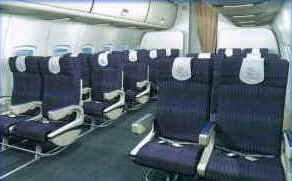 IL-114 Interior, Passenger cabin