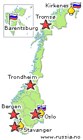 Норвегия иммиграция, карта