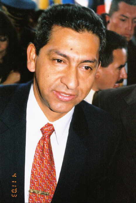 Presidente de la Republica del Ecuador Lucio Gutierrez