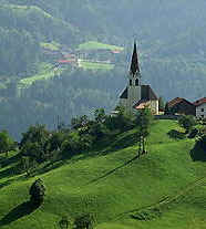 Швейцария, деревня в горах